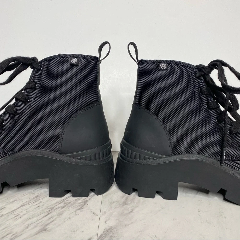 Tory Burch Camp Black Sneaker Boot 7M